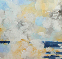 Cloud Dance  Acryl auf Leinwand 90 x 110 cm  2022