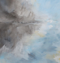 Storm is going Acryl auf Leinwand 120 x 90 cm  2023