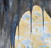 The Cave Acryl auf Leinwand  120 x 60 cm 2023